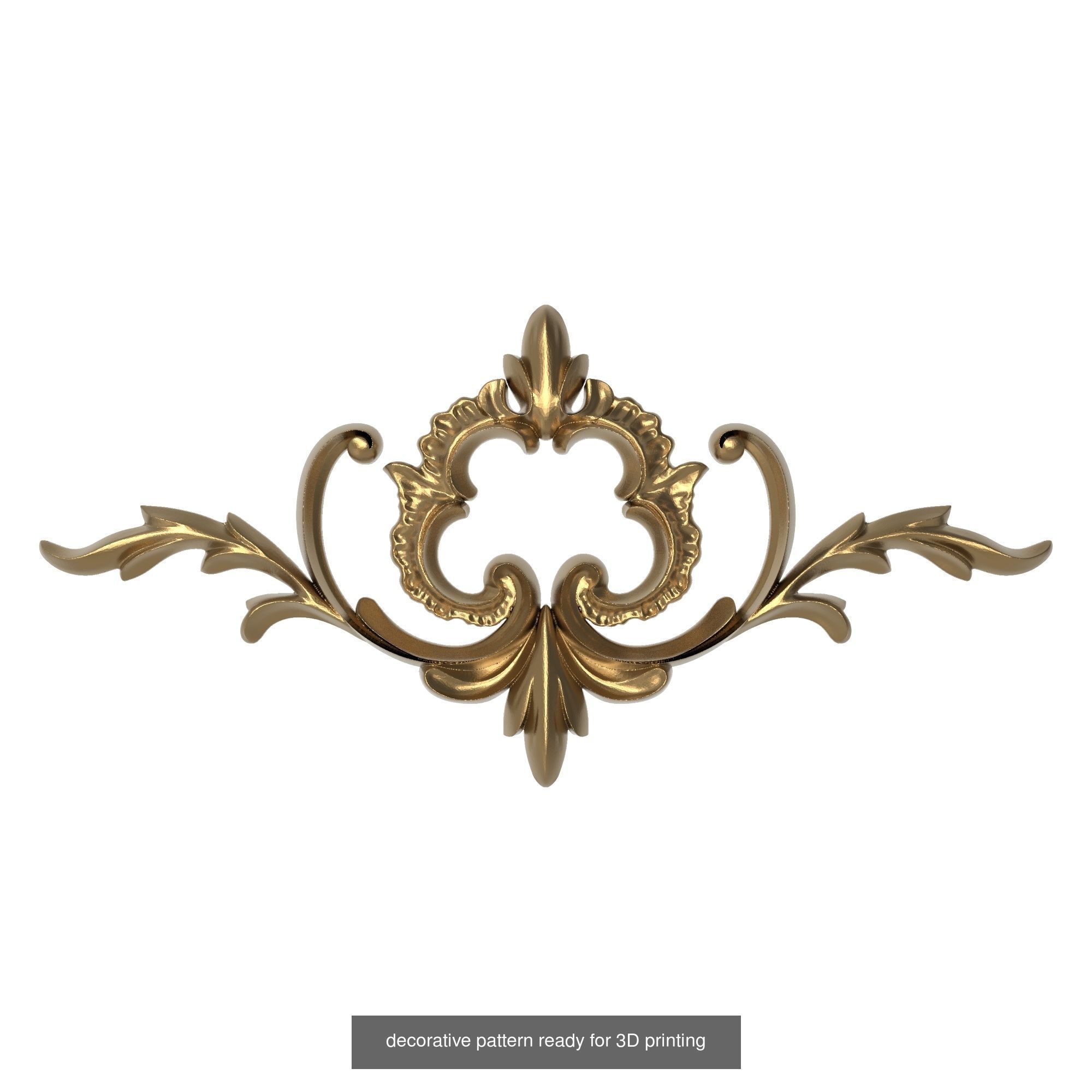 20 decorative pattern set ready for 3D printing 3D Model Collection_3