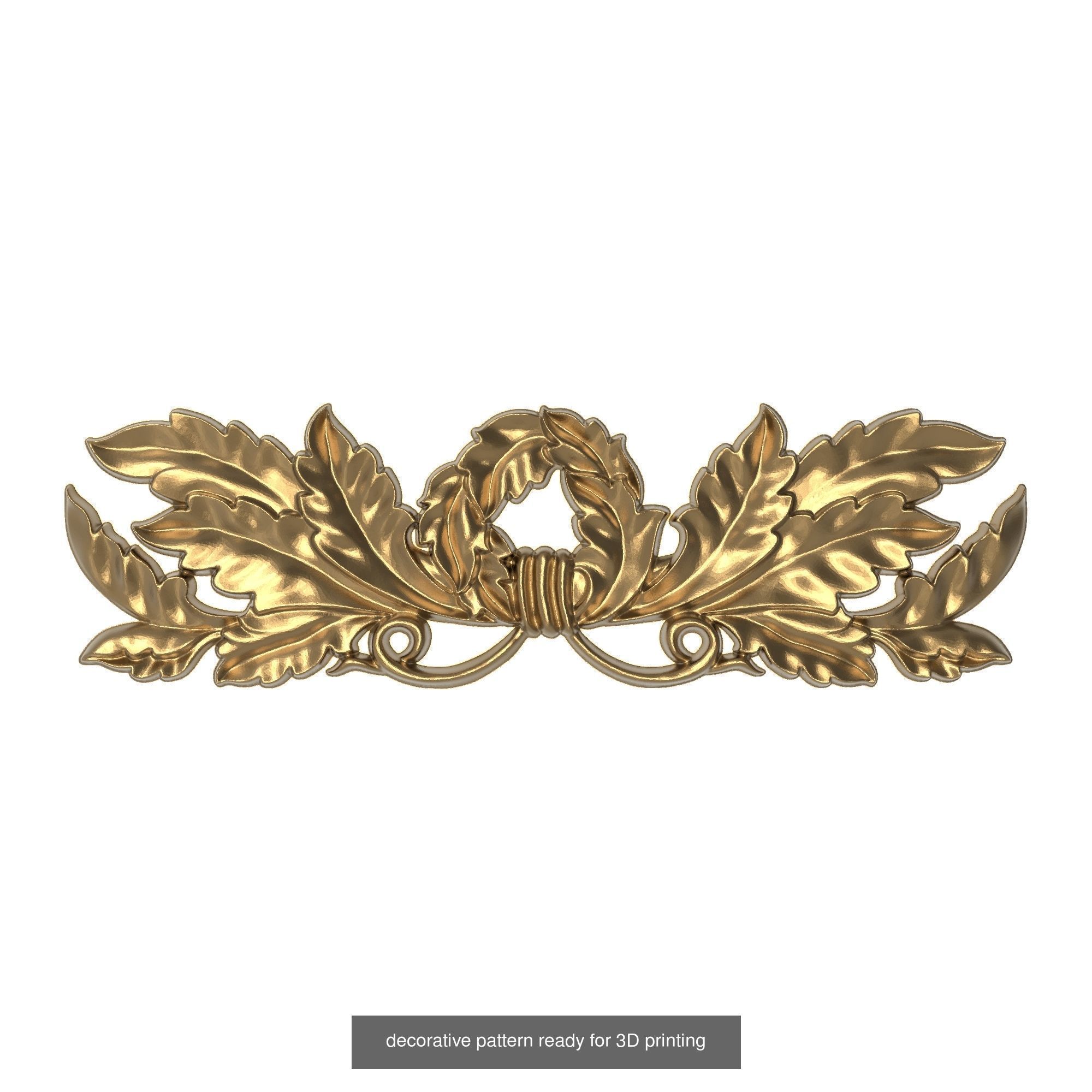 20 decorative pattern set ready for 3D printing 3D Model Collection_19