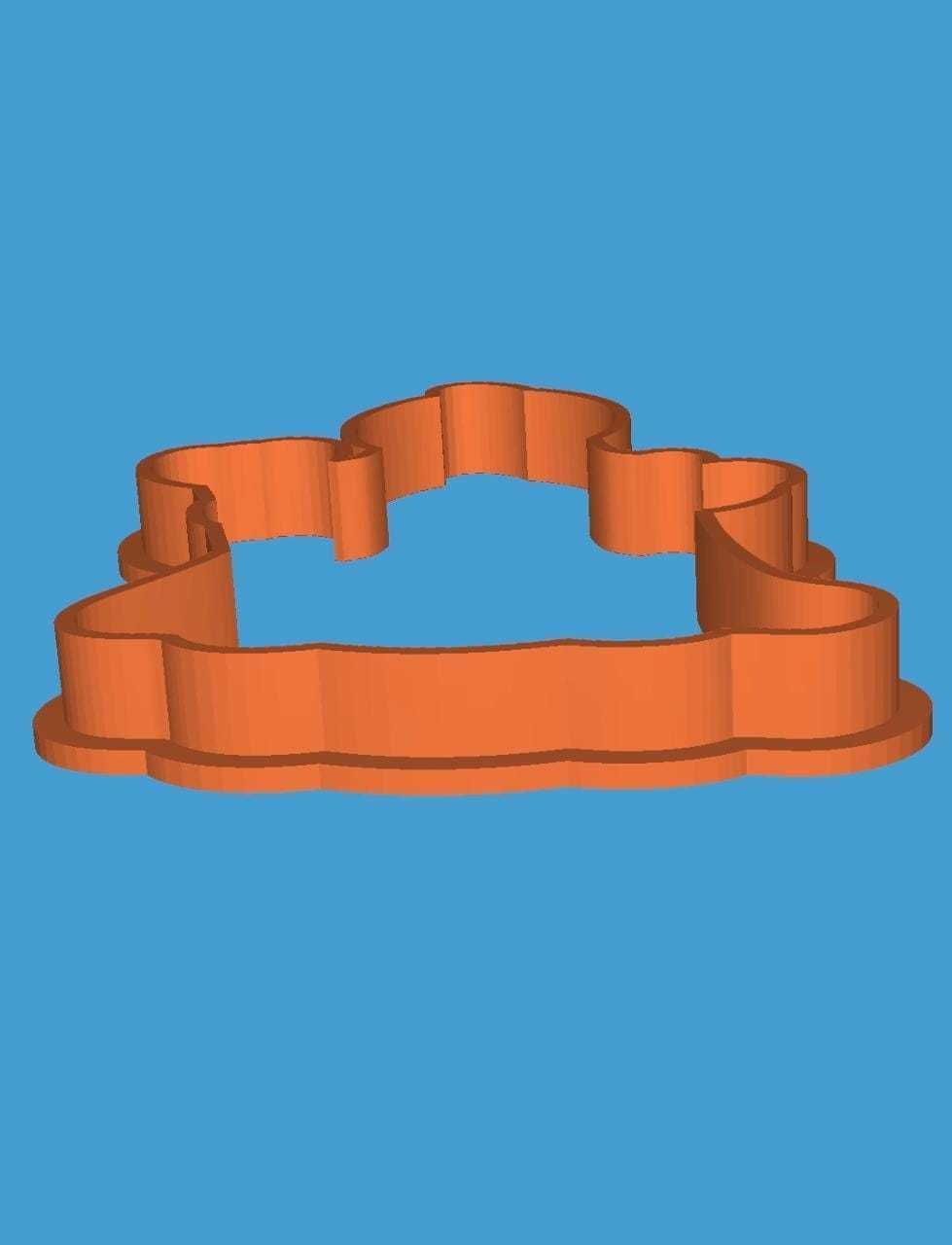 MakeIT Arabian Nights Cookie Cutter Jafar With Frame 3D model_2