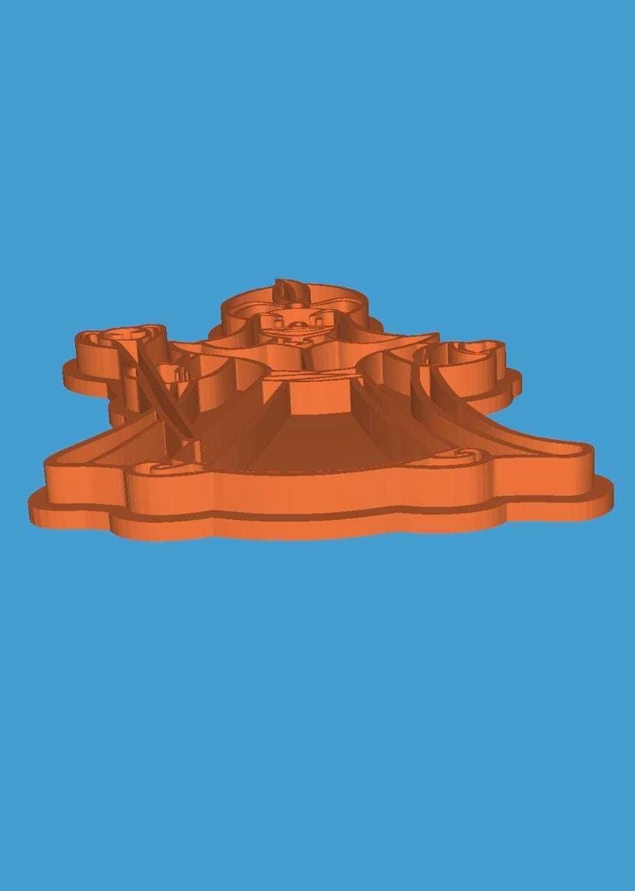 MakeIT Arabian Nights Cookie Cutter Jafar With Frame 3D model_7