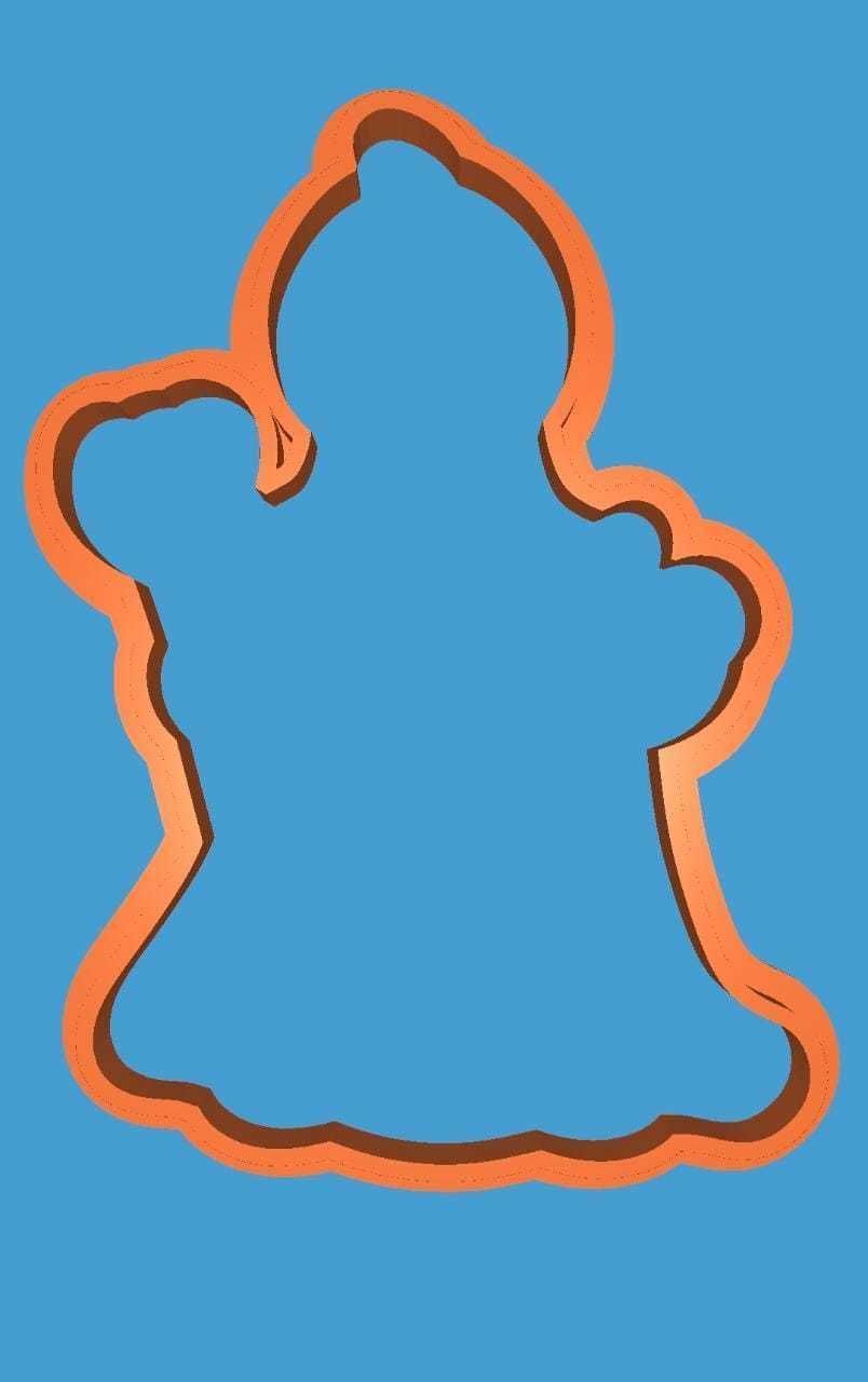 MakeIT Arabian Nights Cookie Cutter Jafar With Frame 3D model_4