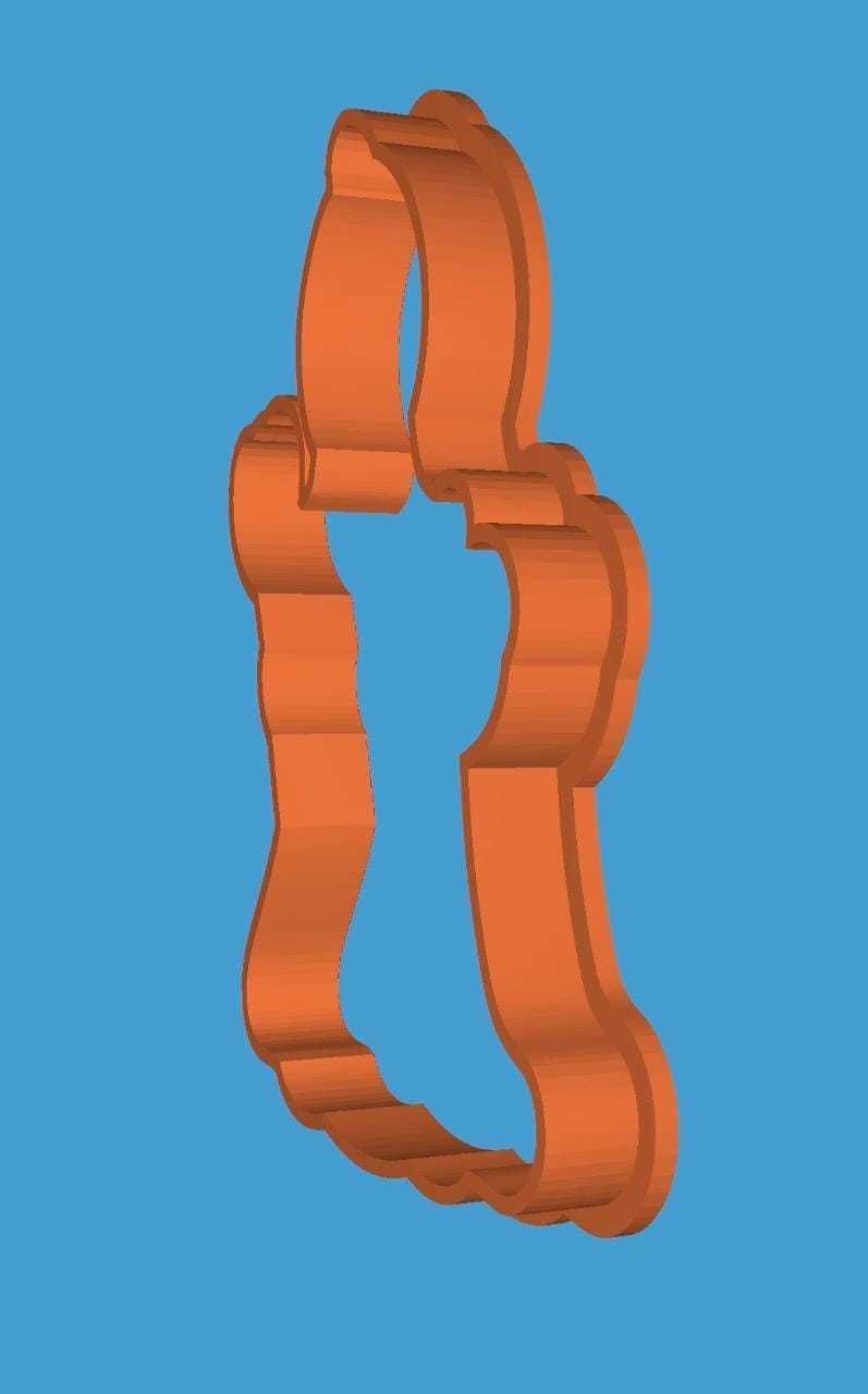 MakeIT Arabian Nights Cookie Cutter Jafar With Frame 3D model_6