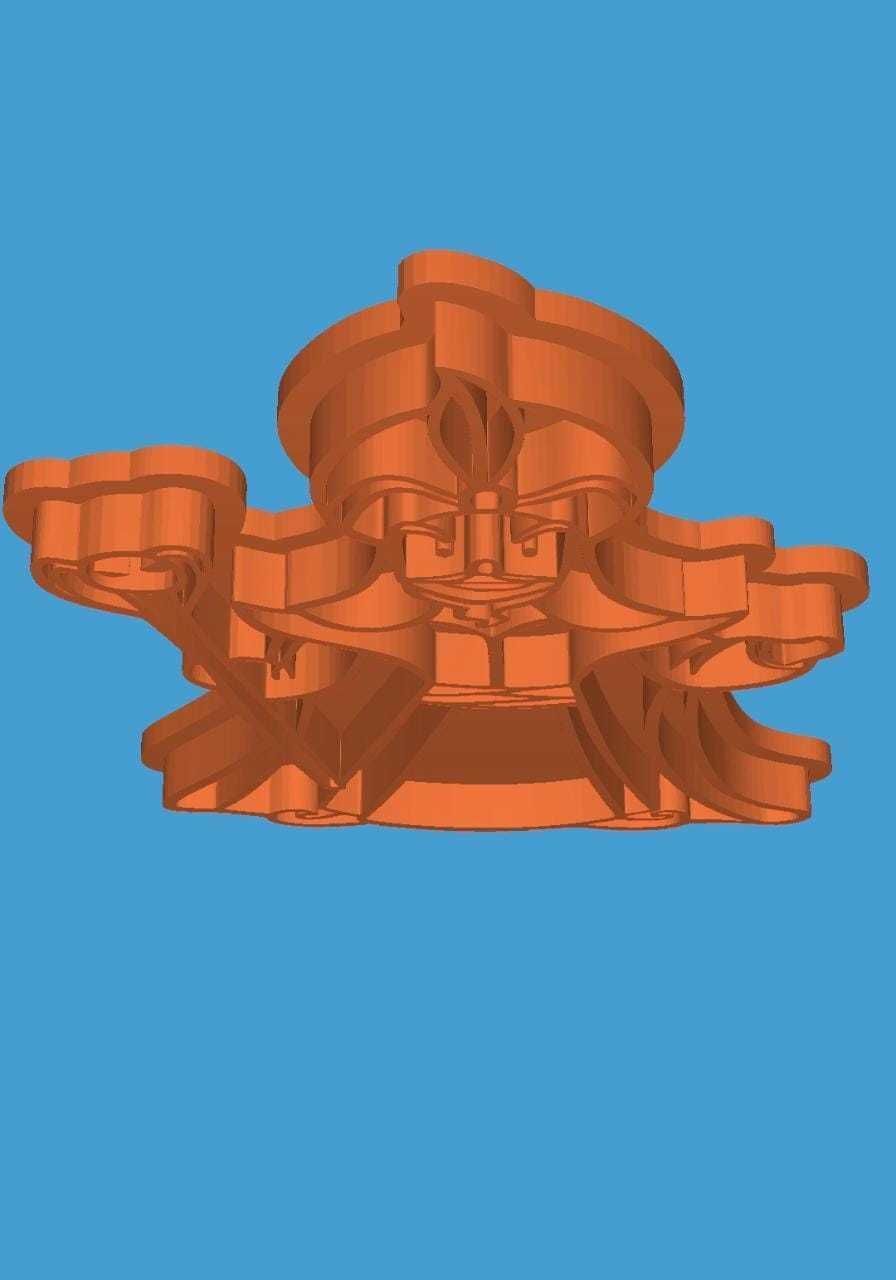 MakeIT Arabian Nights Cookie Cutter Jafar With Frame 3D model_5