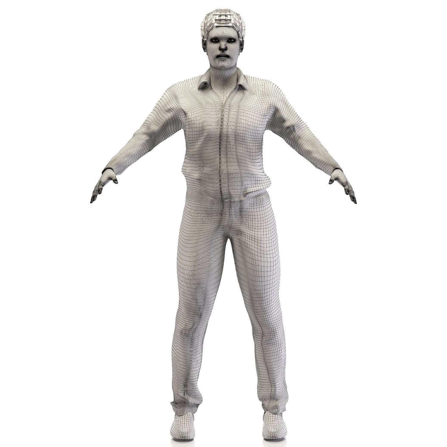 Male Character 3D model_1