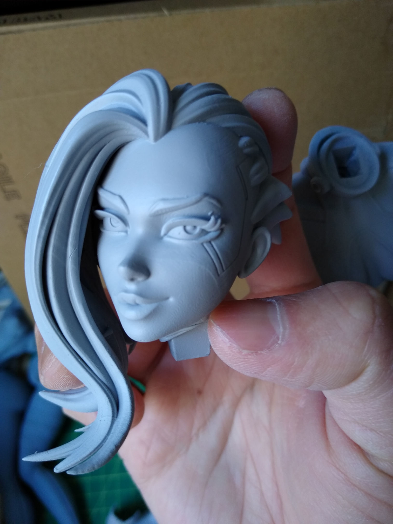 Cyberpunk Girl Blossom Multi Versions SFW NSFW STL 3D print model_35