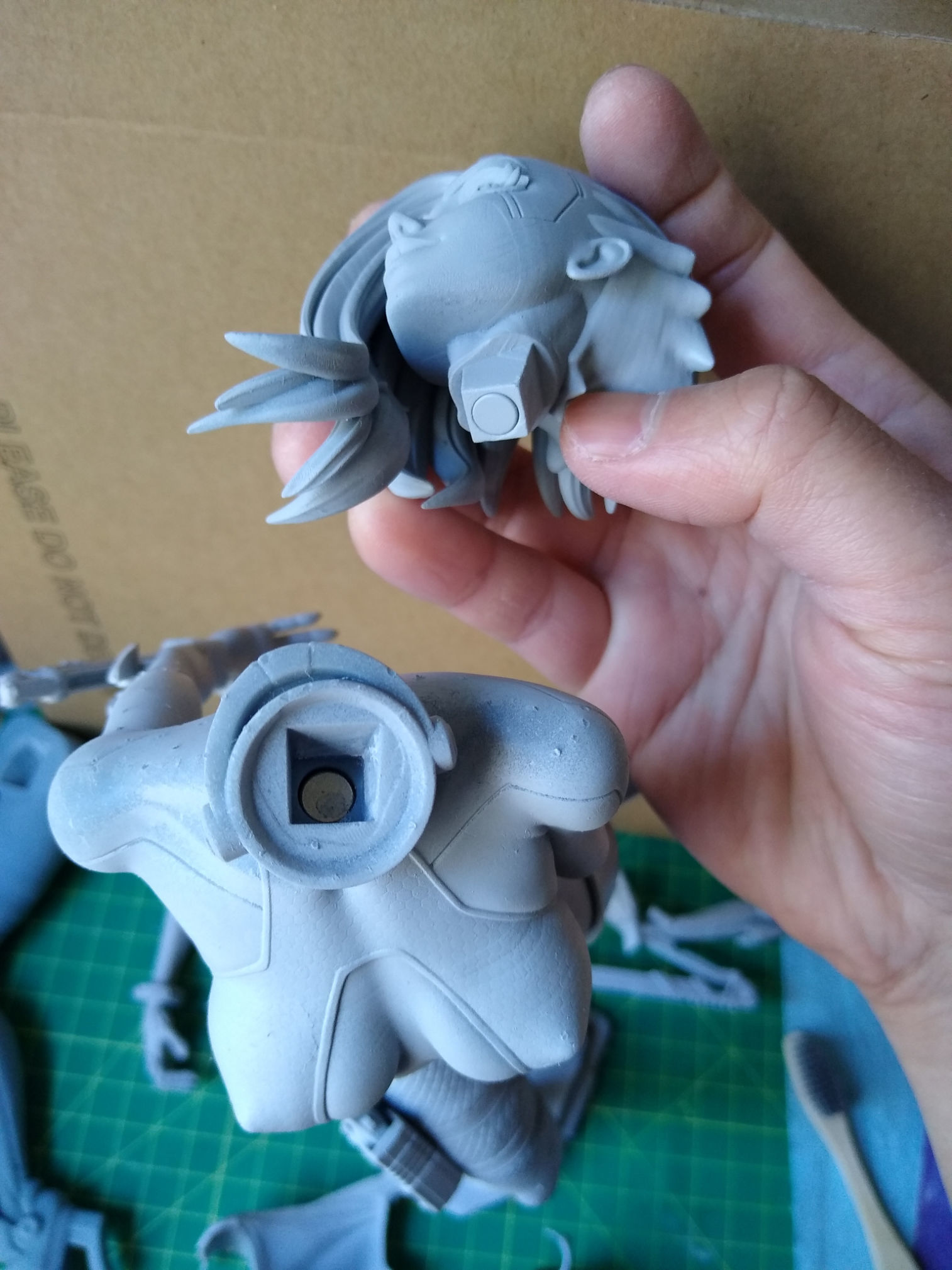 Cyberpunk Girl Blossom Multi Versions SFW NSFW STL 3D print model_26