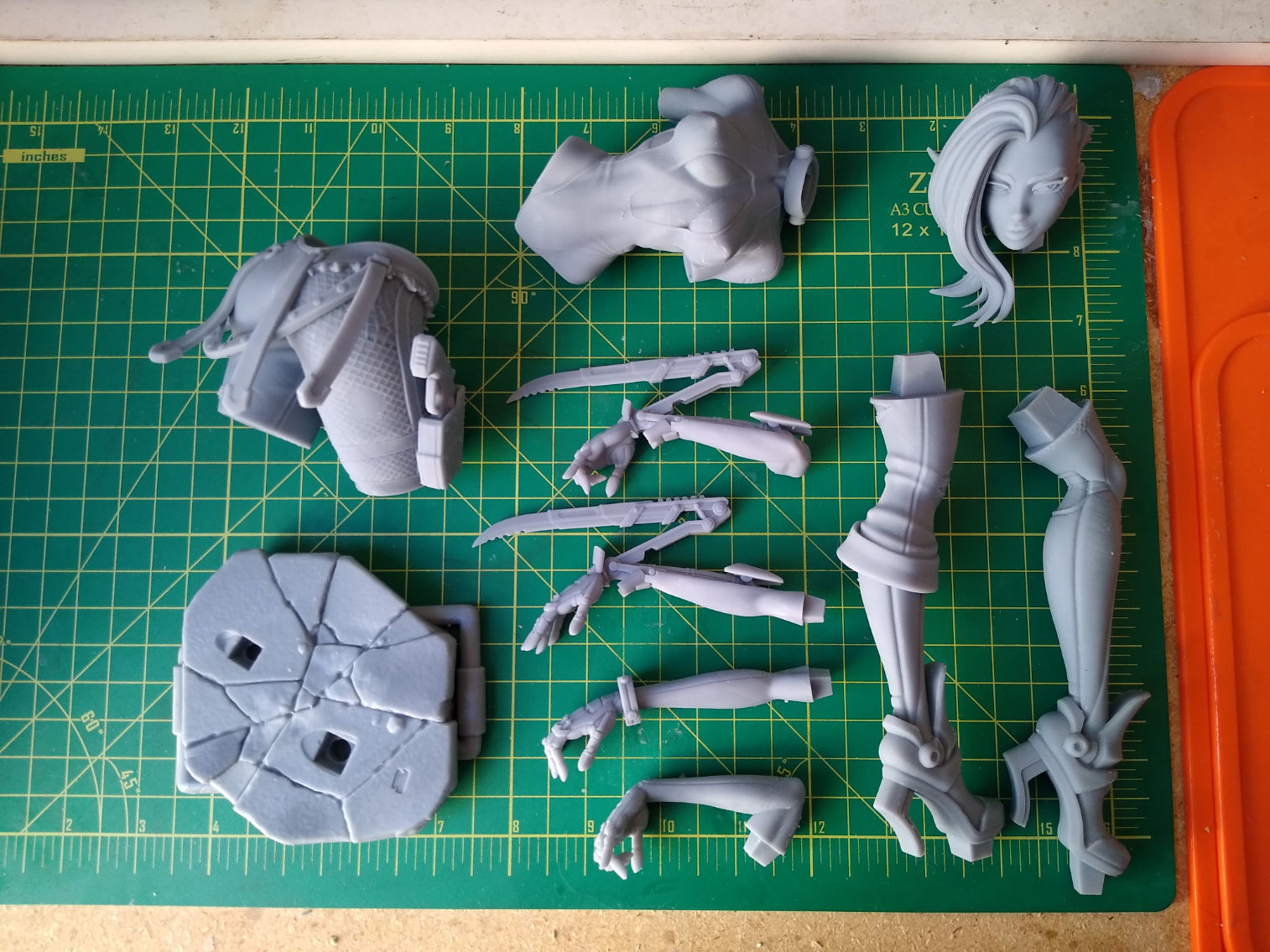 Cyberpunk Girl Blossom Multi Versions SFW NSFW STL 3D print model_18