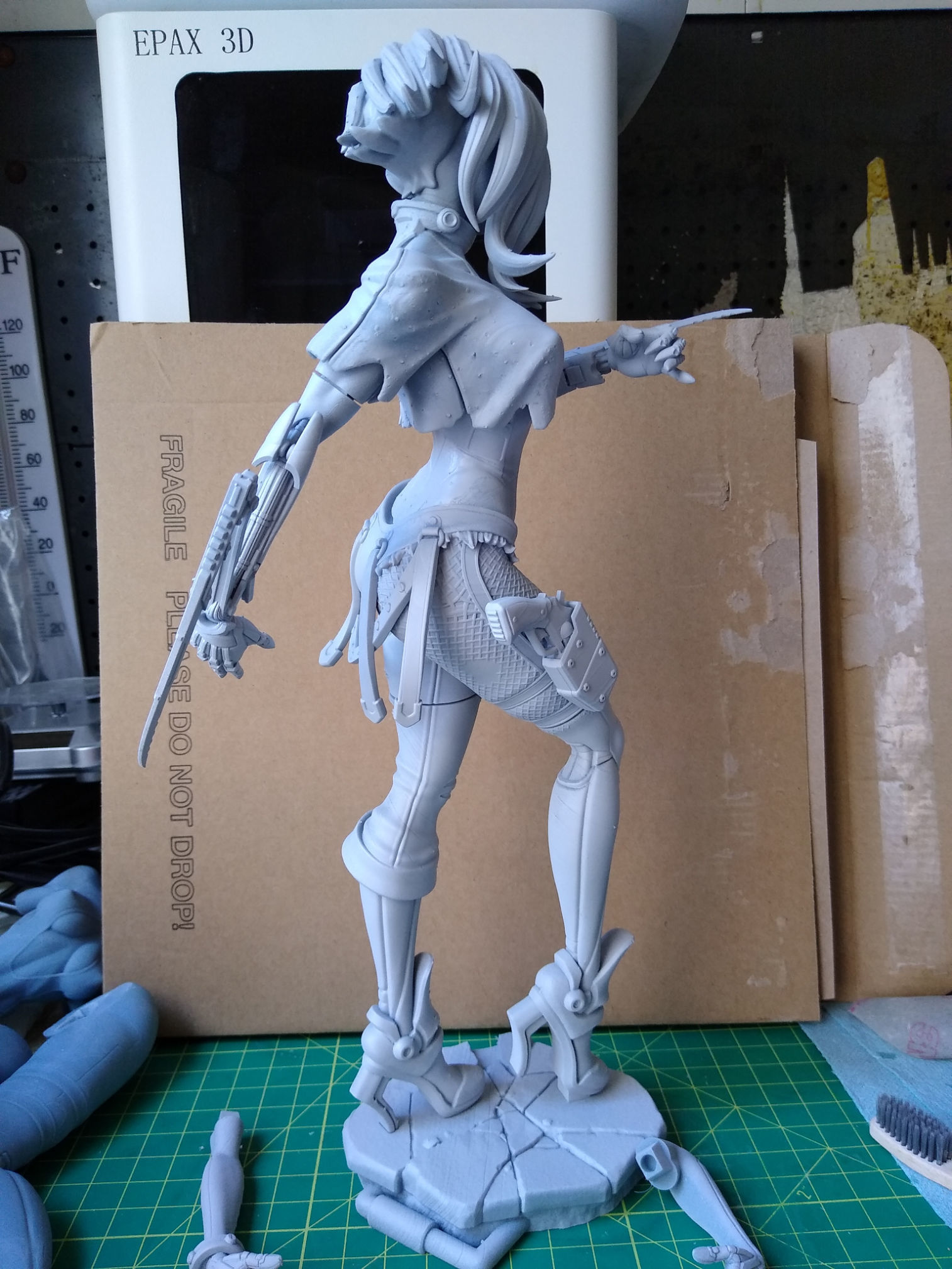 Cyberpunk Girl Blossom Multi Versions SFW NSFW STL 3D print model_24