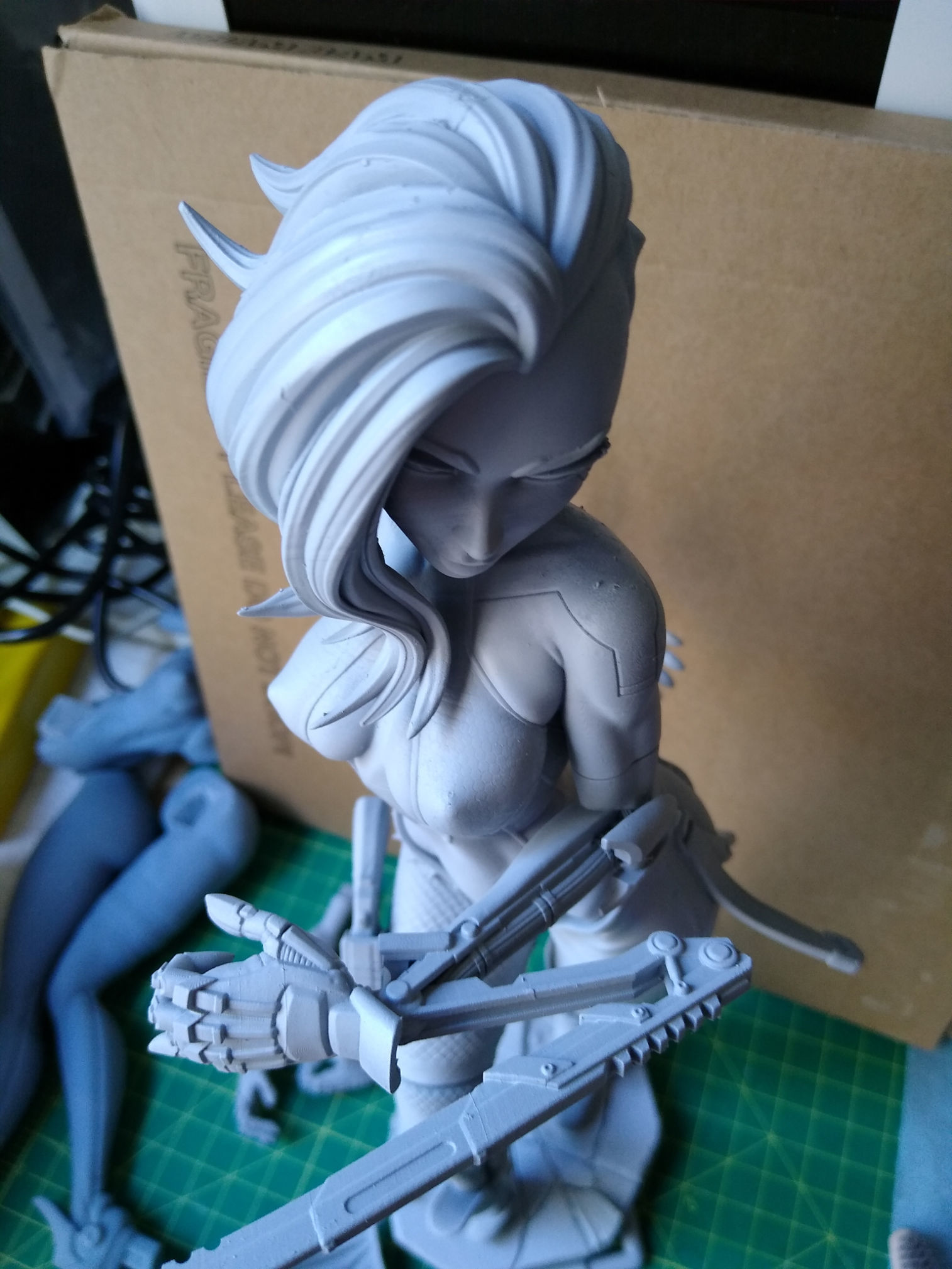 Cyberpunk Girl Blossom Multi Versions SFW NSFW STL 3D print model_27