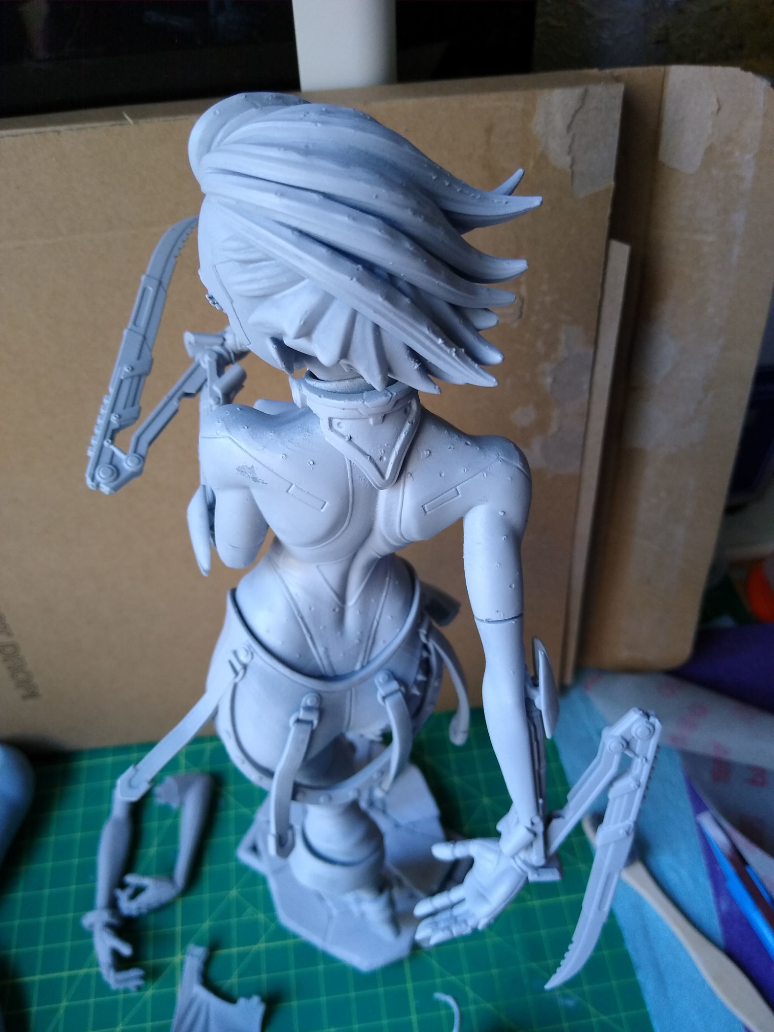 Cyberpunk Girl Blossom Multi Versions SFW NSFW STL 3D print model_30