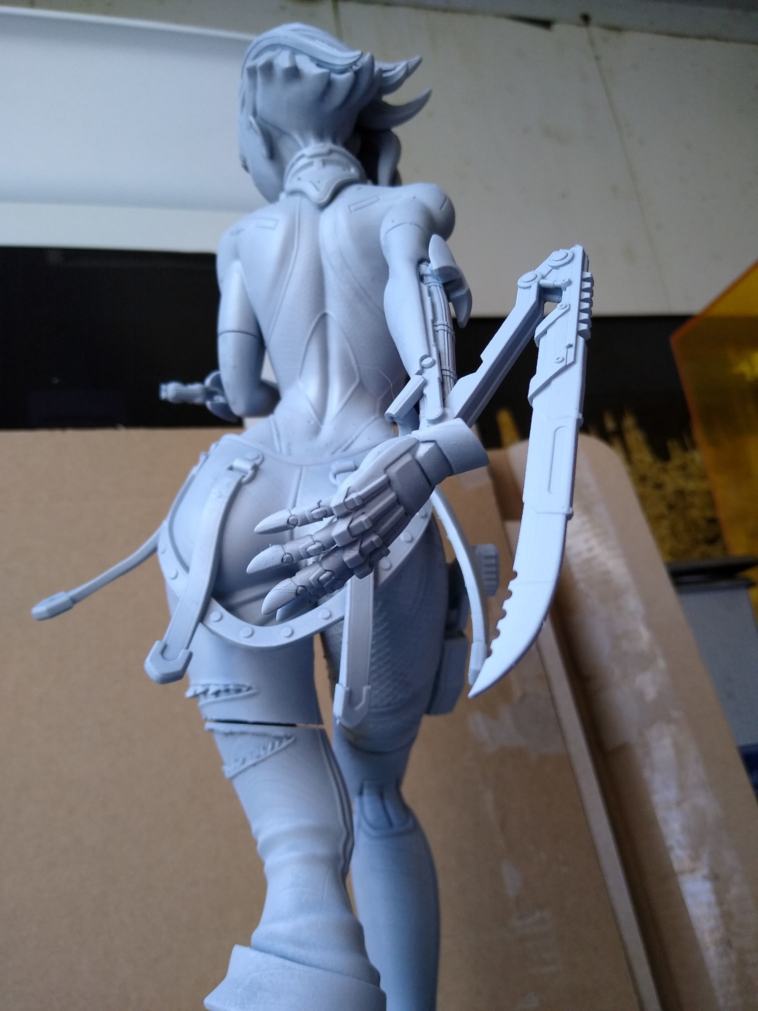Cyberpunk Girl Blossom Multi Versions SFW NSFW STL 3D print model_31