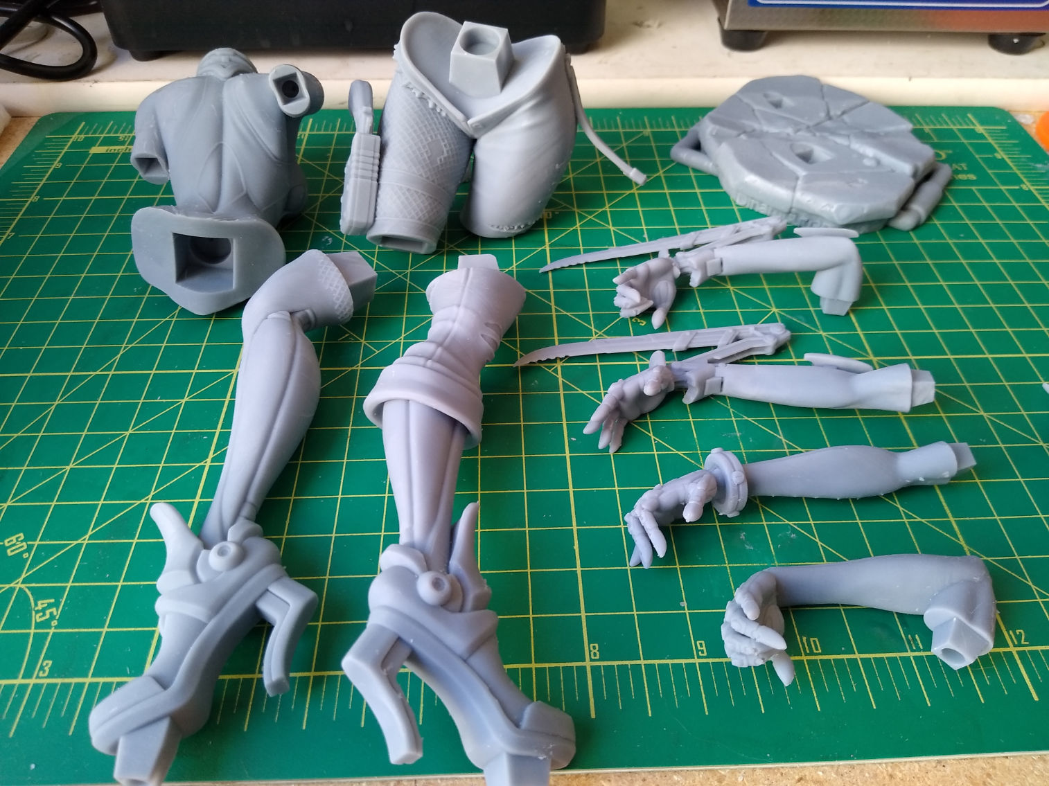 Cyberpunk Girl Blossom Multi Versions SFW NSFW STL 3D print model_19