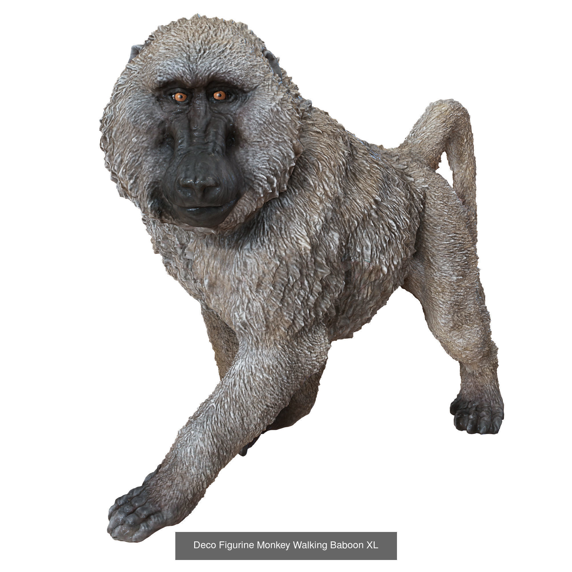 Decorative animal statues 3D Model Collection_4