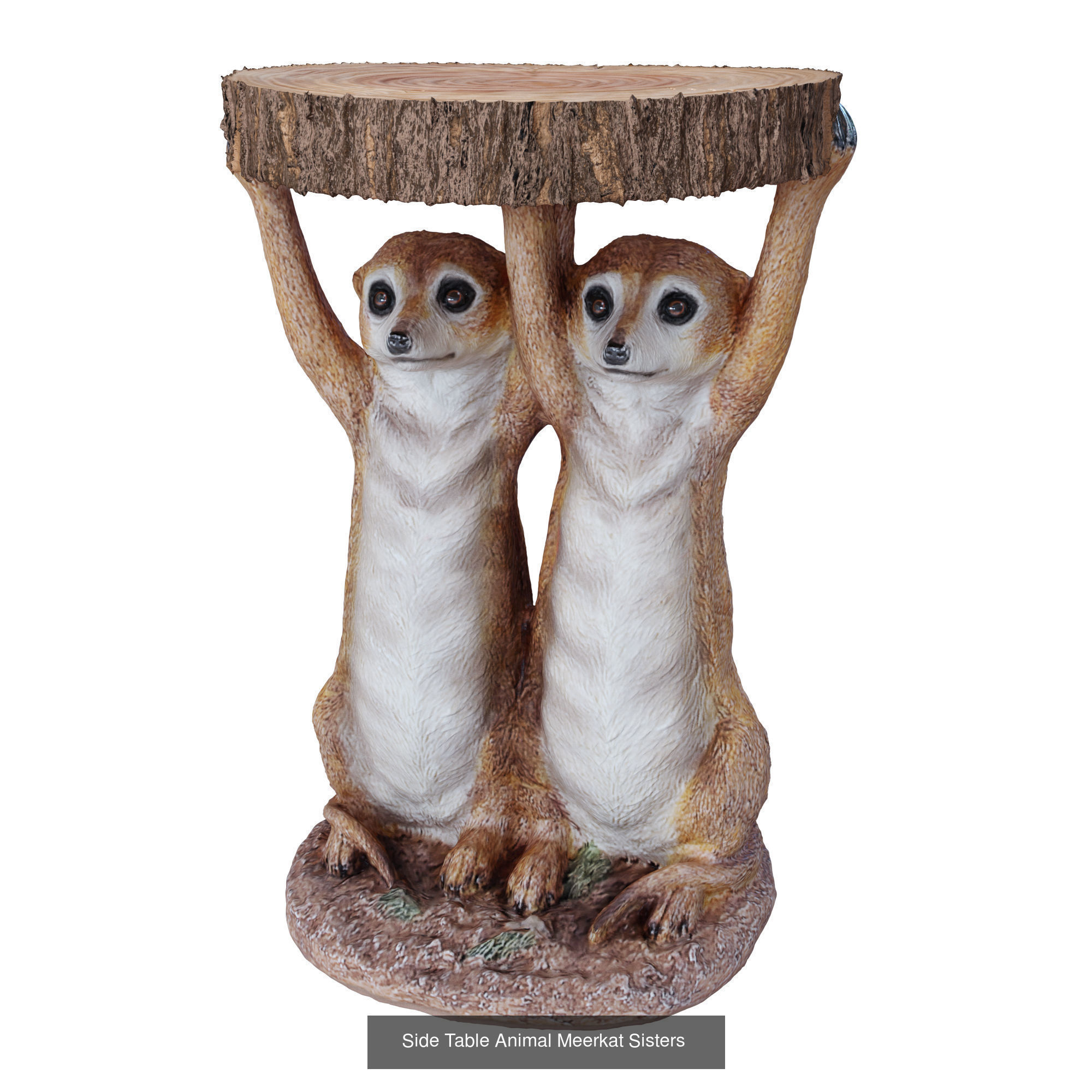 Decorative animal statues 3D Model Collection_3