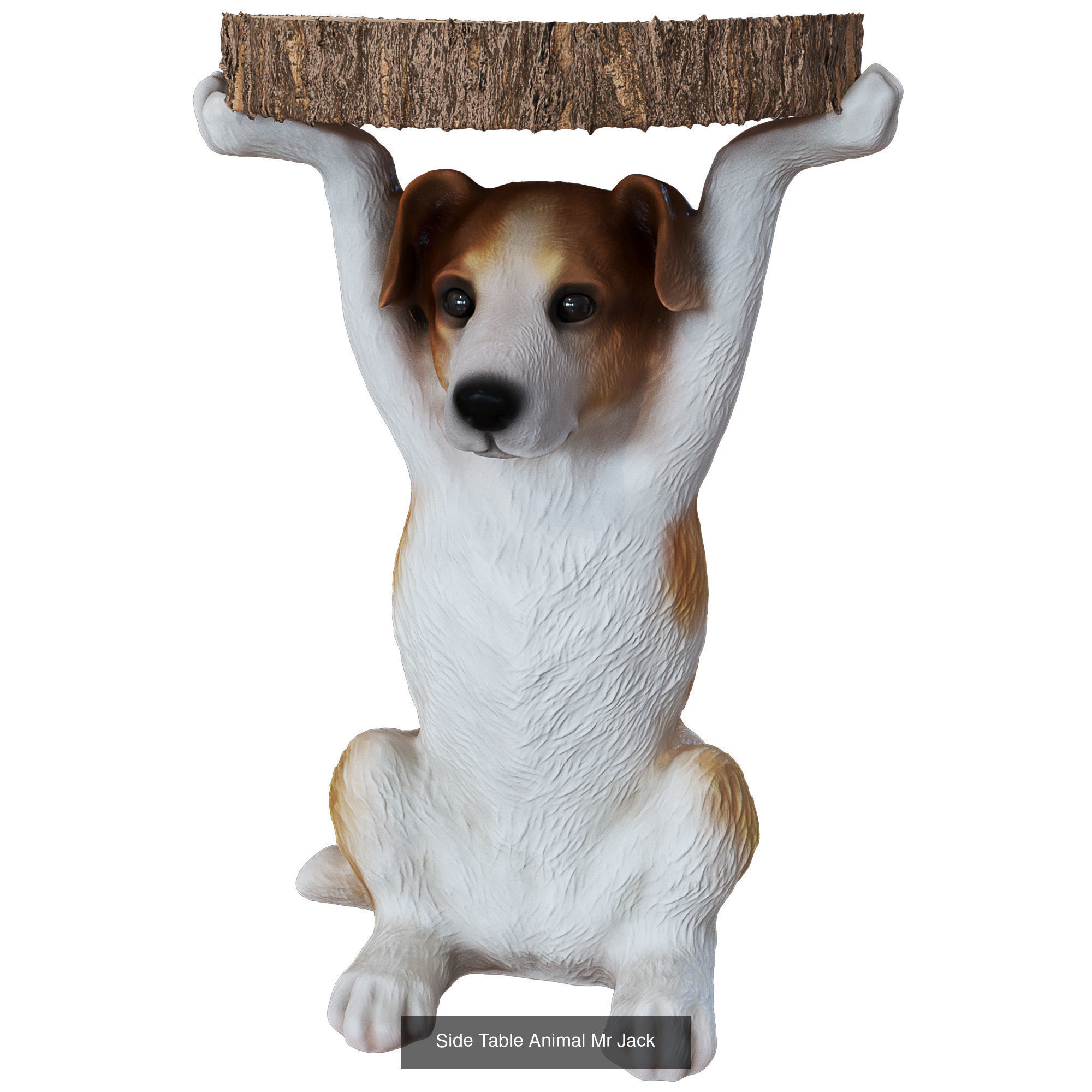 Decorative animal statues 3D Model Collection_7