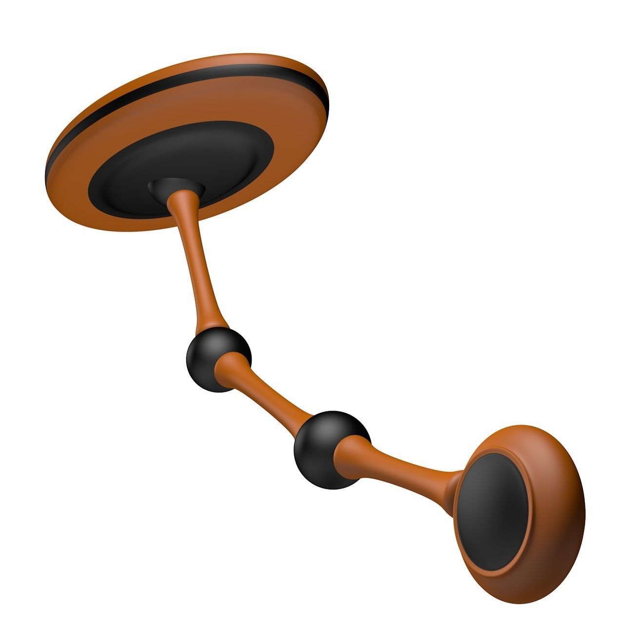 pendulum rig for cinema 4d  Low-poly 3D model_2