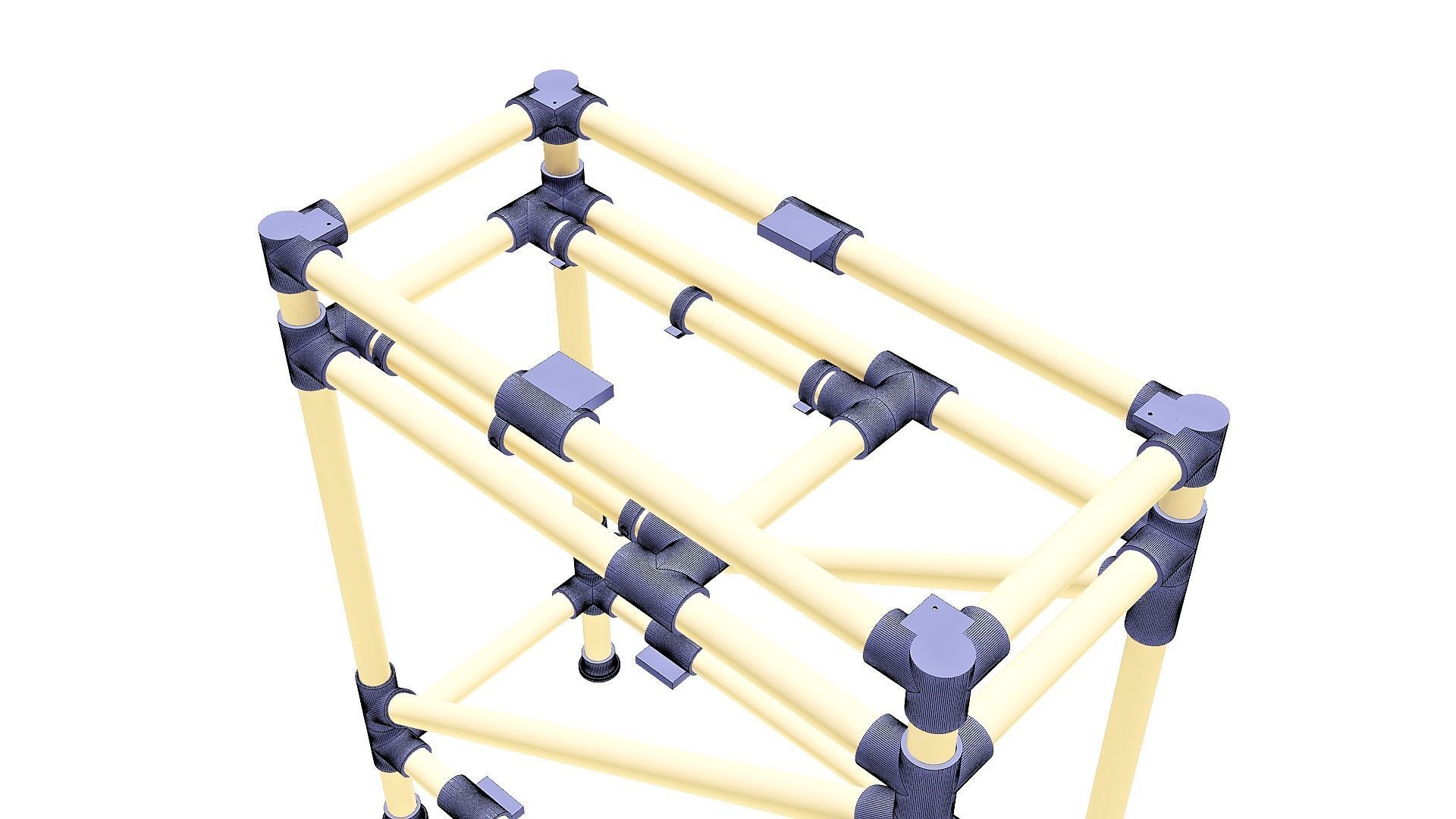 DIY multipurpose shelves cases connectors 3D print model_6