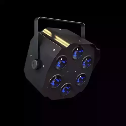 Floodlight At Statues Stadium Garden 3D model