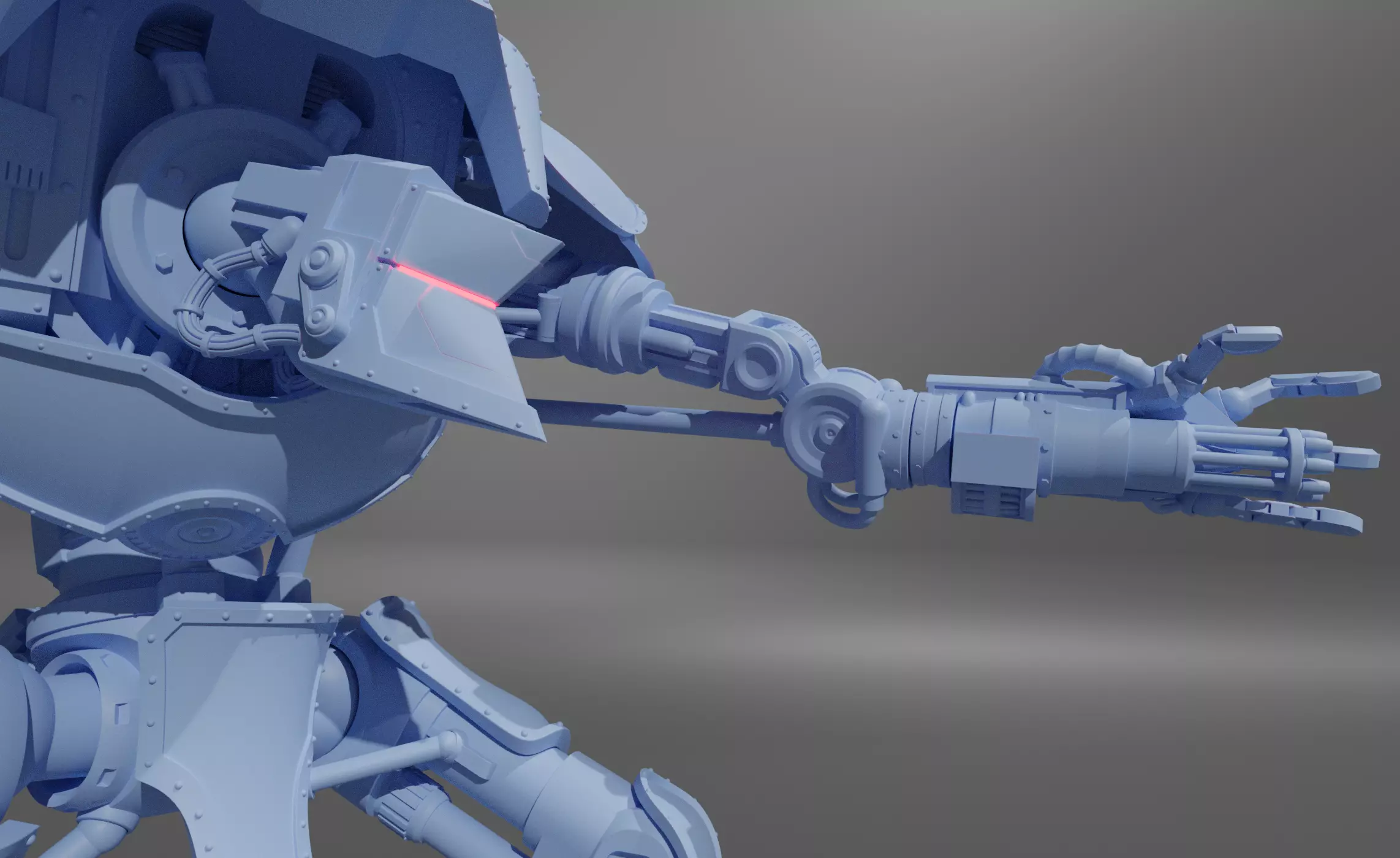 new arm for highlander mech Free 3D print model
