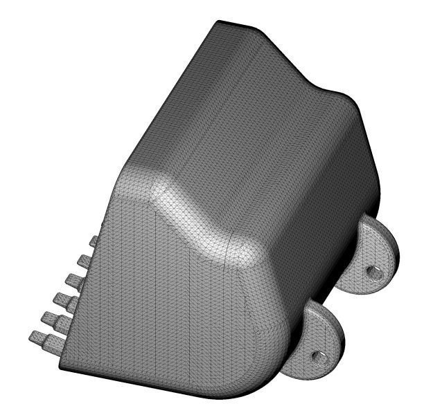 Wheel Loader Bucket 3D print model_7