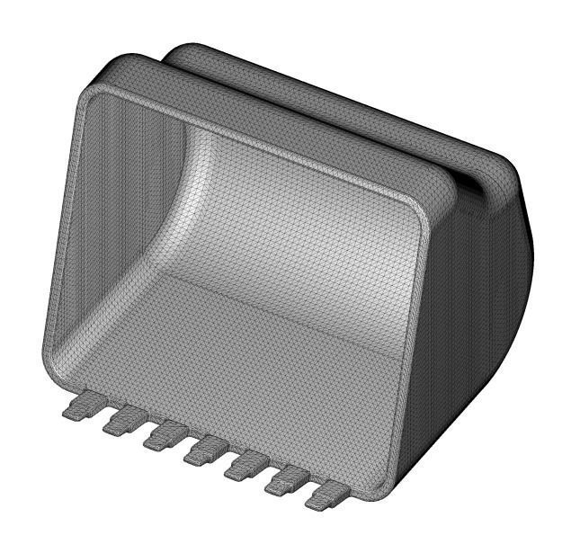 Wheel Loader Bucket 3D print model_4