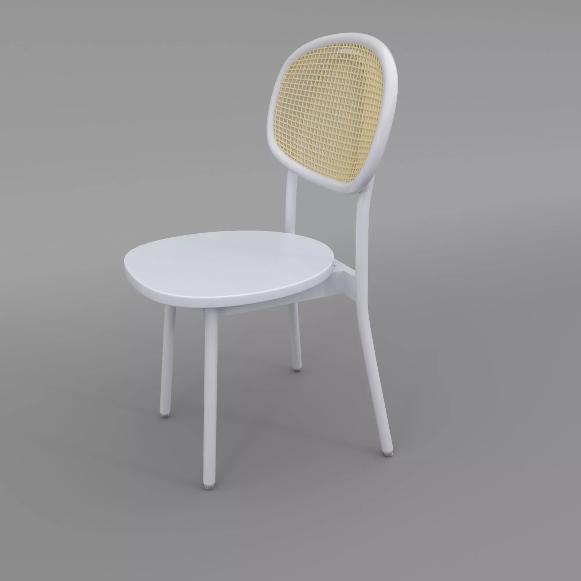 Contemporary chair bright colors 3D model_0