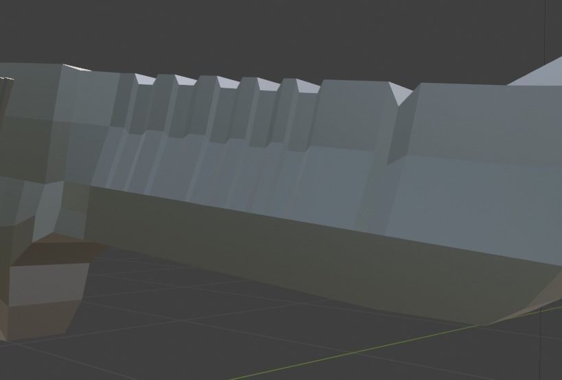 Desert eagle Low-poly 3D model_3