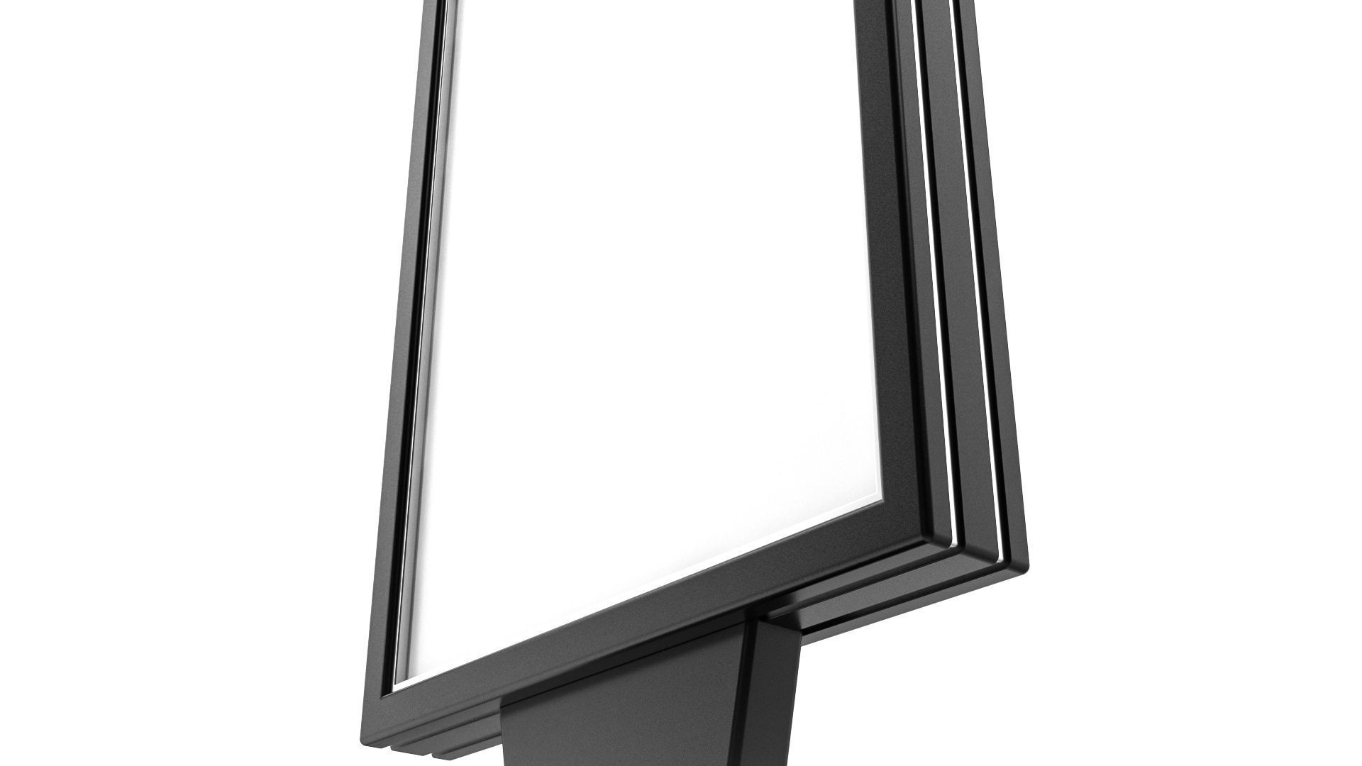 Advertising stand display Billboard 04 Low-poly 3D model_2