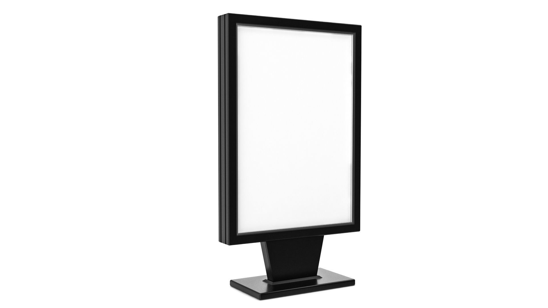 Advertising stand display Billboard 04 Low-poly 3D model_3