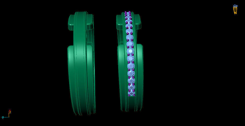 engagement ring 3D print model_8