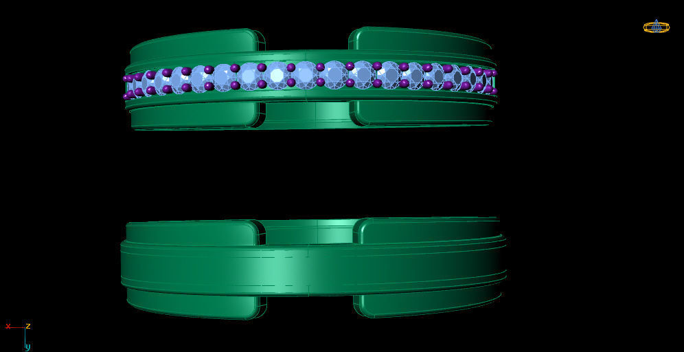 engagement ring 3D print model_9