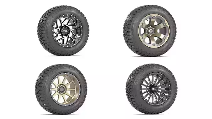 OFF ROAD WHEEL AND TIRE COLLECTION 1 