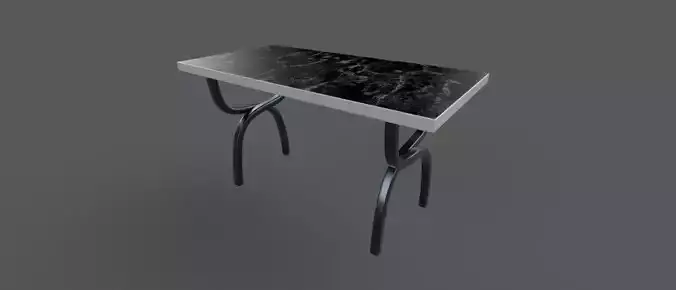 Table marble with legs