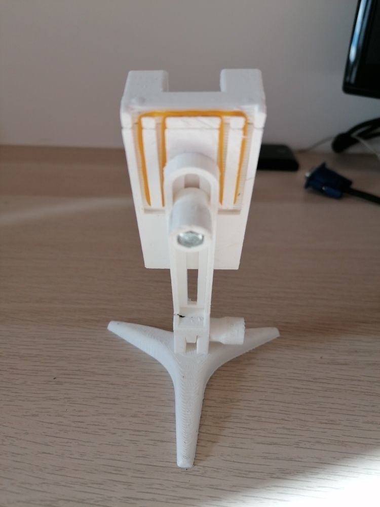 Desktop smartphone stand 3D print model_23