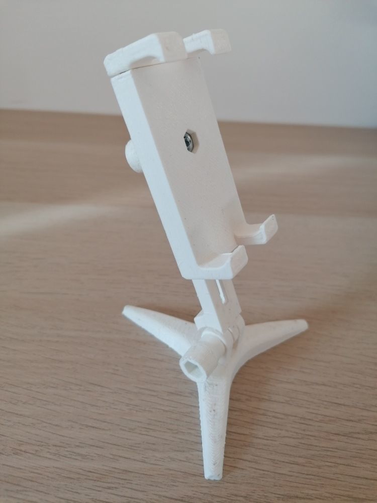 Desktop smartphone stand 3D print model_25