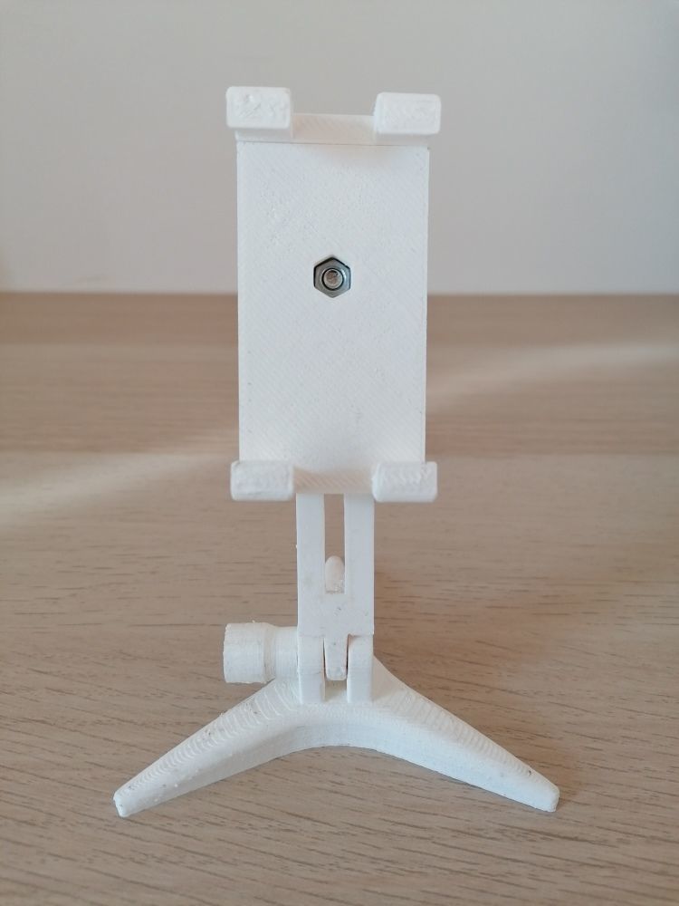 Desktop smartphone stand 3D print model_28