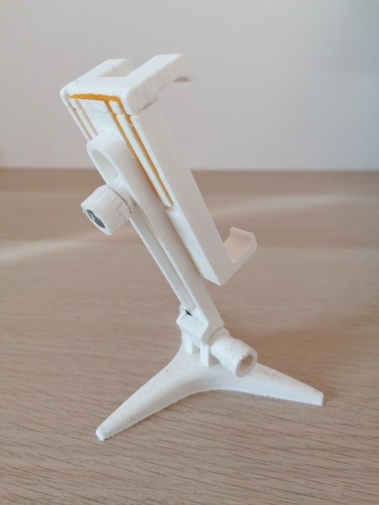 Desktop smartphone stand 3D print model_27