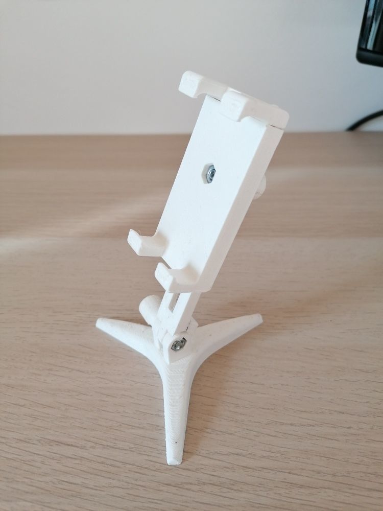 Desktop smartphone stand 3D print model_24