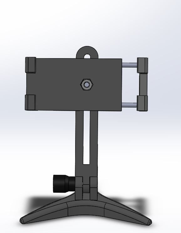 Desktop smartphone stand 3D print model_8