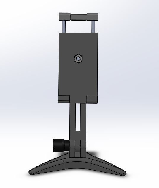 Desktop smartphone stand 3D print model_7