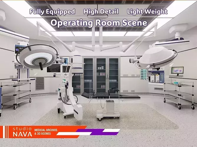 Operating Room -Hospital Surgical Interior