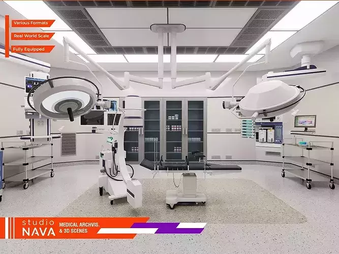 Medical Environments-Surgical Operating Room Scene