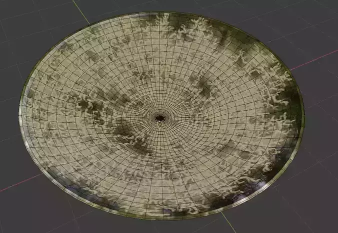 Dish of golden lightning