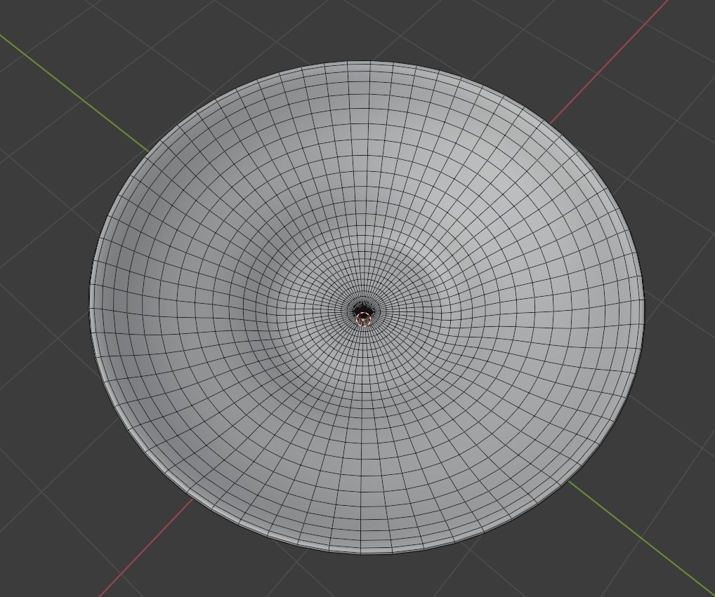 Dish of golden lightning 3D model_1