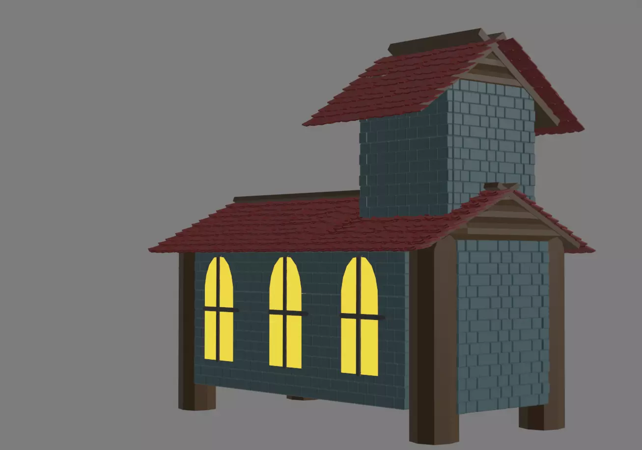 church Free 3D model