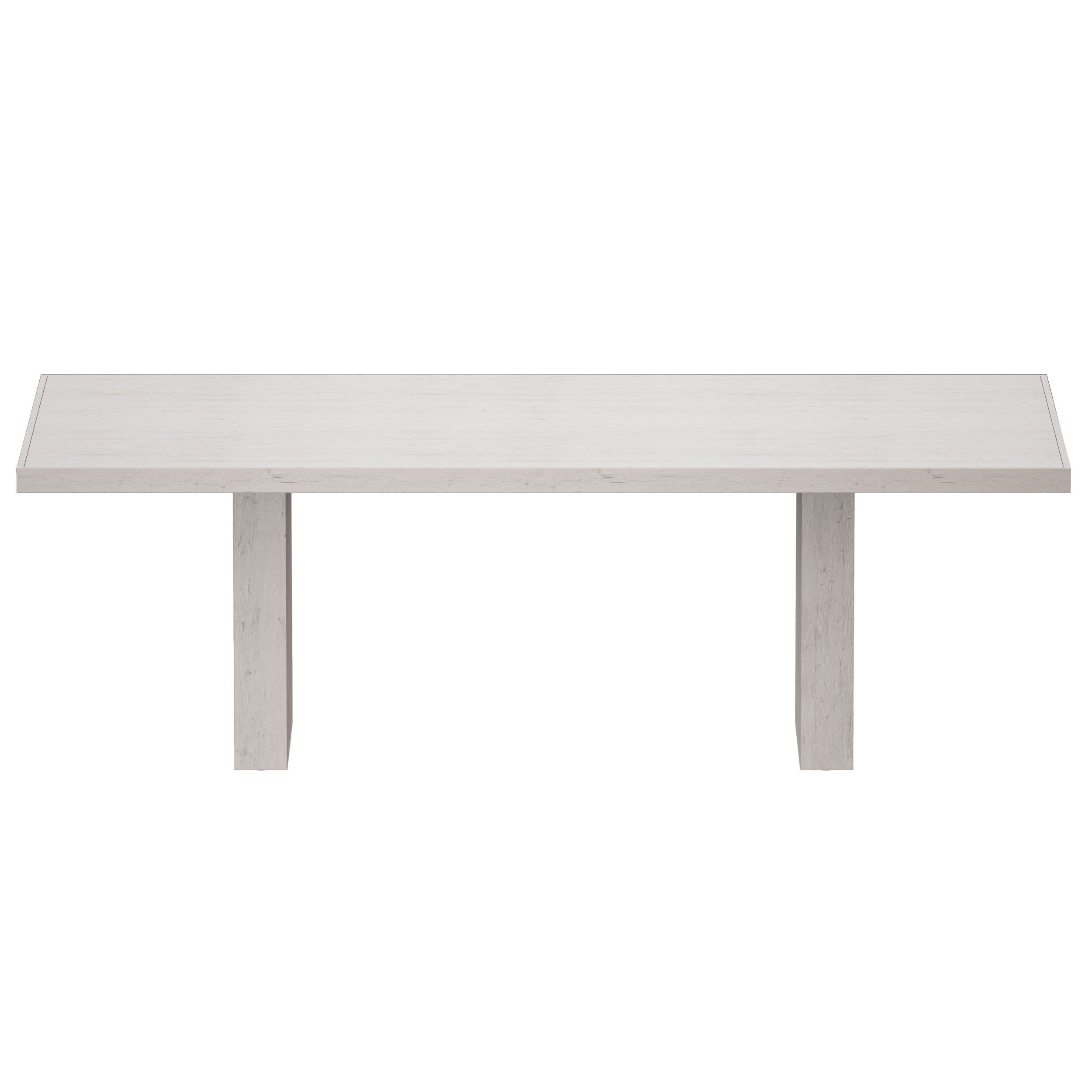Dunewood Whitewashed Dining Table Crate and Barrel 3D model_5