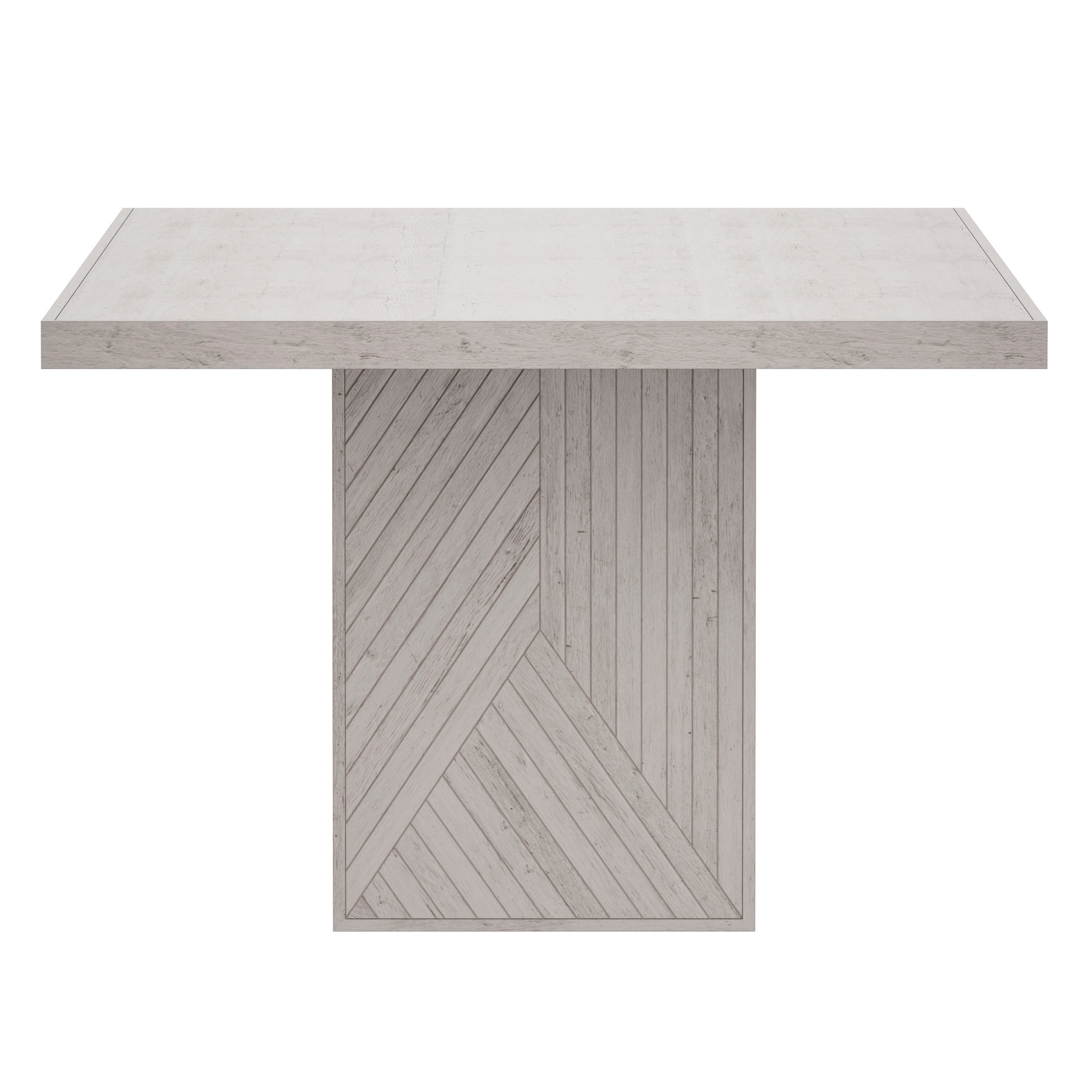Dunewood Whitewashed Dining Table Crate and Barrel 3D model_6