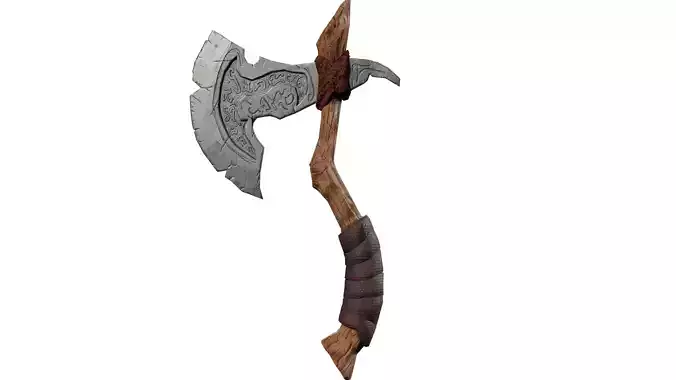 Axe Low-poly viking