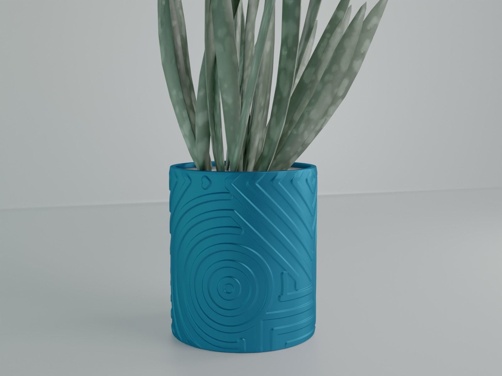 plant pot 43 3D print model_7