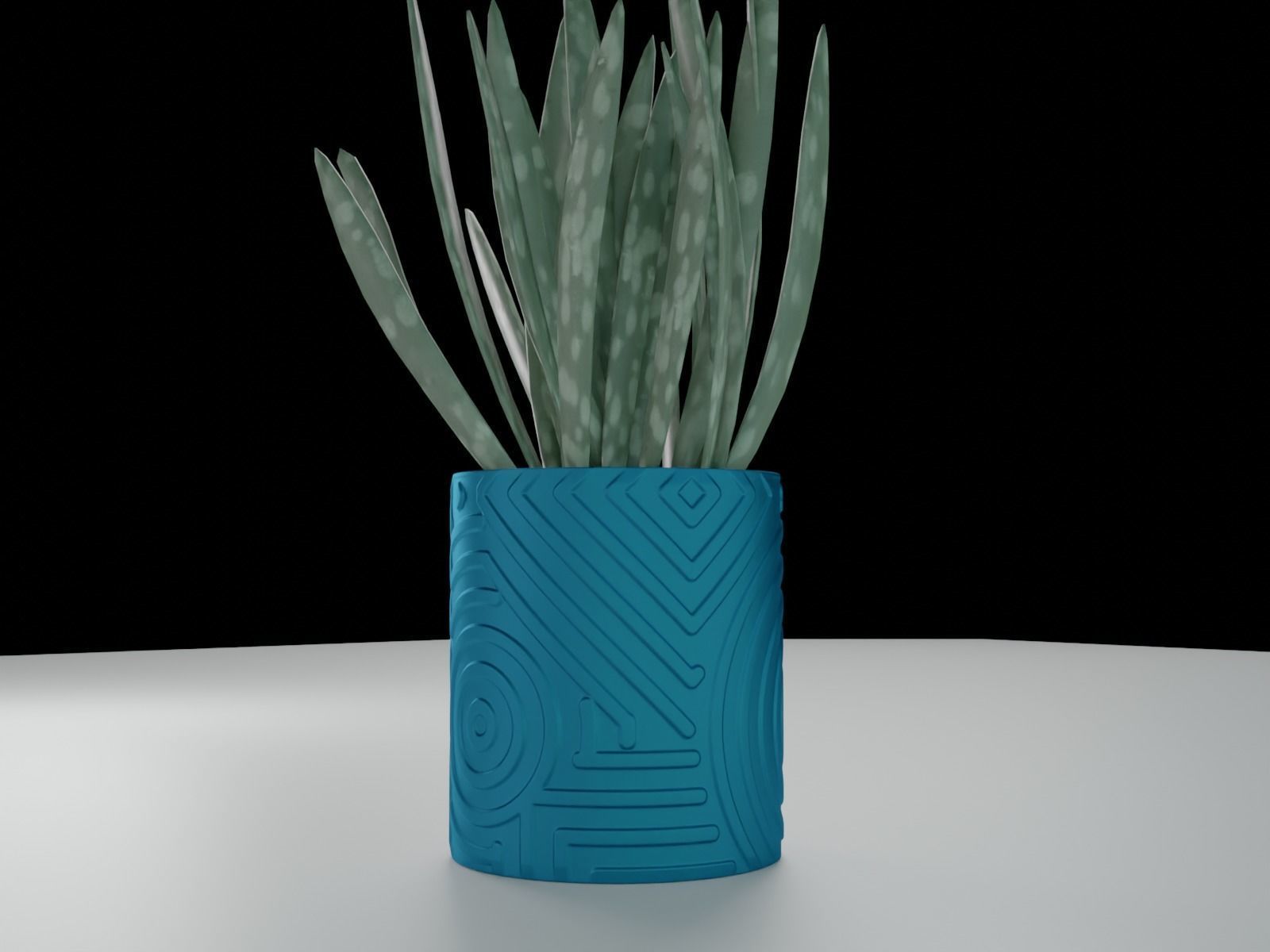 plant pot 43 3D print model_3